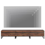 3 in 1 Modern TV Stand for TVs up to 110 inch, Wood Entertainment Center TV Console