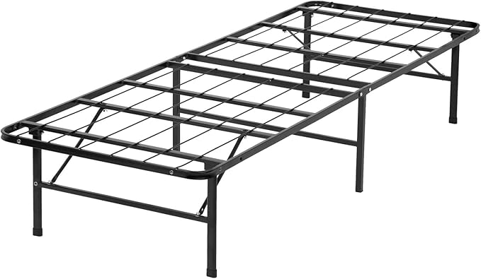 Bed Frame Queen Metal Platform Bed Frame 14 Inch High Mattress Foundation Queen