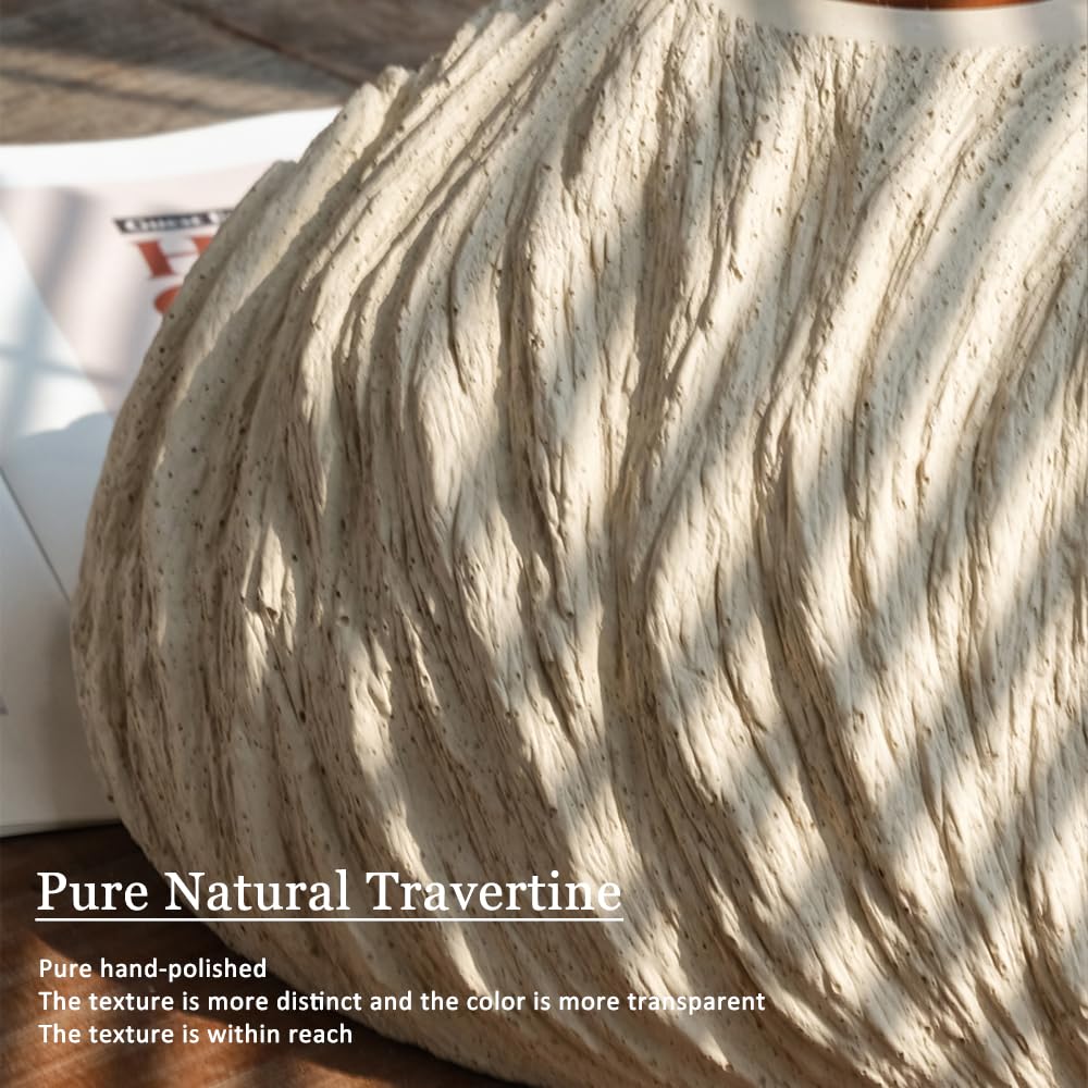 Wabi Sabi Concrete Pendant Light 10.8" Grey Textured Lampshade