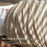 Wabi Sabi Concrete Pendant Light 10.8" Grey Textured Lampshade