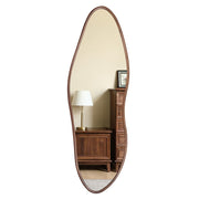 Cloud-Shaped Full Length Floor Mirror 64"x21" - Black Walnut Oak Frame
