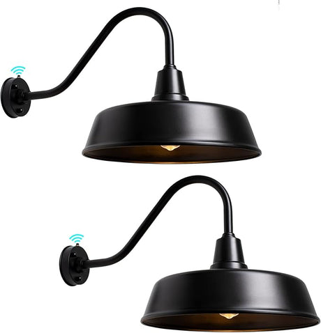Outdoor Gooseneck Barn Light - Exterior Fixture Sconce Wall Light for Farmhouse