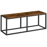 Dining Bench, 47.2 Inch Dining Table Bench, Industrial Style Kitchen Bench