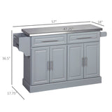 Rolling Kitchen Island with Storage, Portable Kitchen Cart