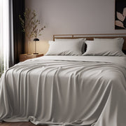 Sheets Queen Size Bed Sheets 4-Pcs Set - 100% Organic Bamboo Viscose 400