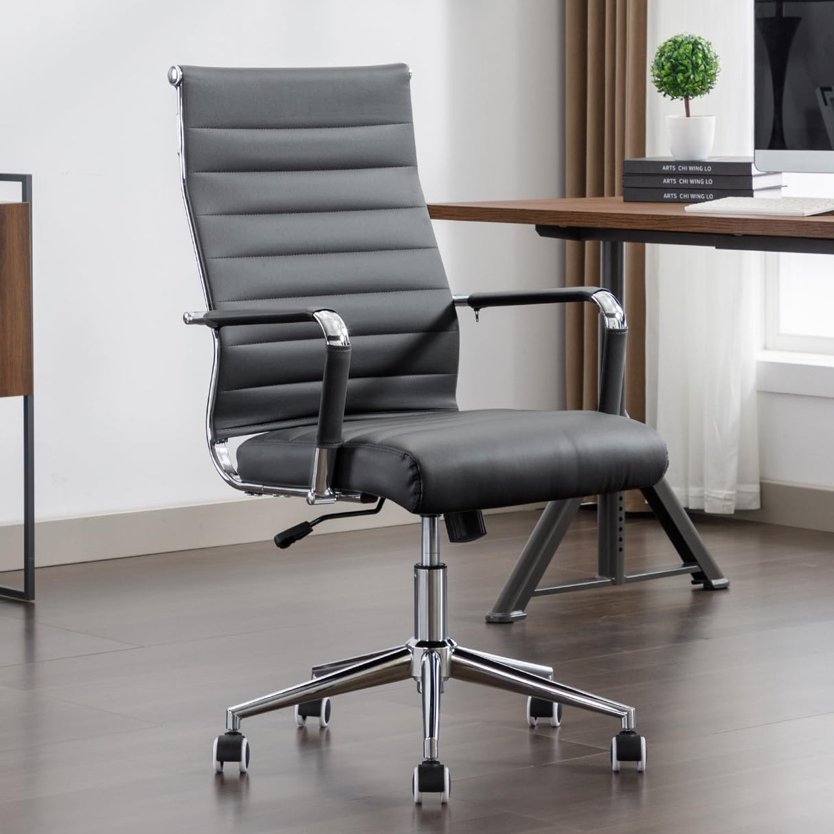 Office Desk Chair Modern, Conference Room Chairs with Wheels