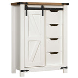 Bathroom Floor Cabinet, Farmhouse Storage Cabinet, Space-Saving Bathroom Cabinet