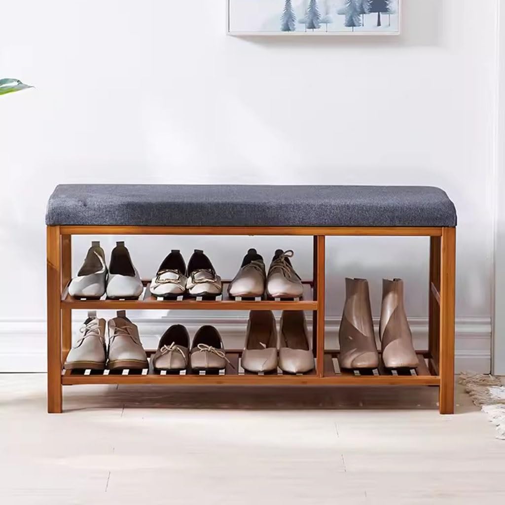Entryway Shoe Bench, Hallway Shoe Rack Bench