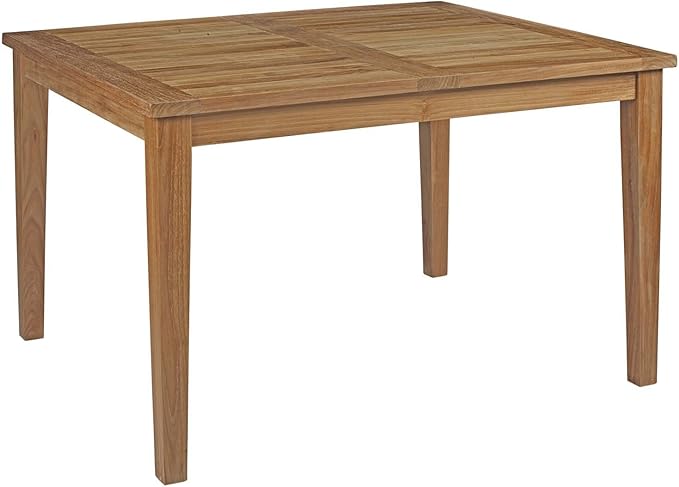EEI-2714-NAT Marina Premium Grade A Teak Wood Outdoor Patio Extendable
