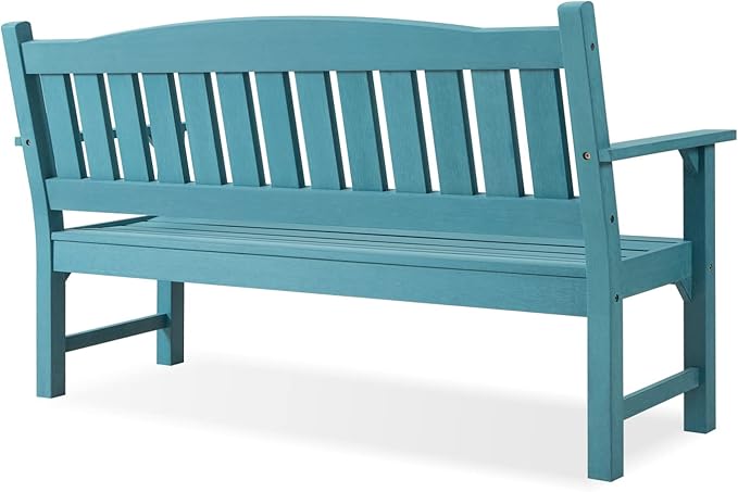 -Person Garden Bench Made of Poly Lumber