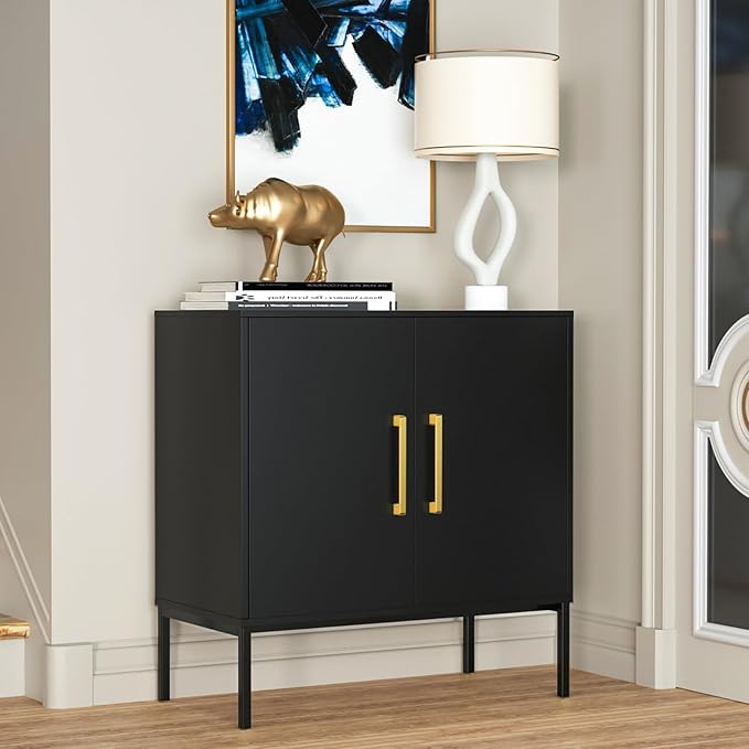 Buffet Sideboard Cabinet with Storage, Modern Wooden Free Standing Cabinet