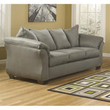 Darcy Casual Plush Sofa, Grayish Brown