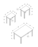 7862P Table, 3pcs Set, Coffee, End, Side, Accent, Living Room, Laminate, Walnut