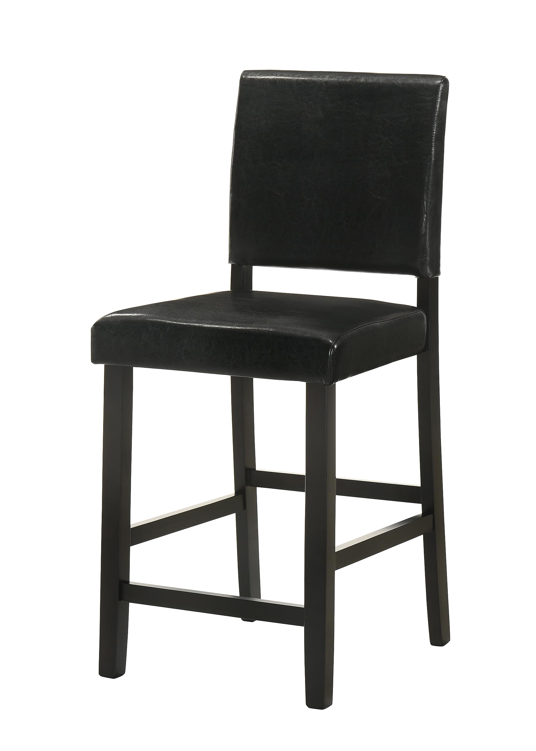 5 Piece Counter Height Dining Table Set with Upholstered Chairs