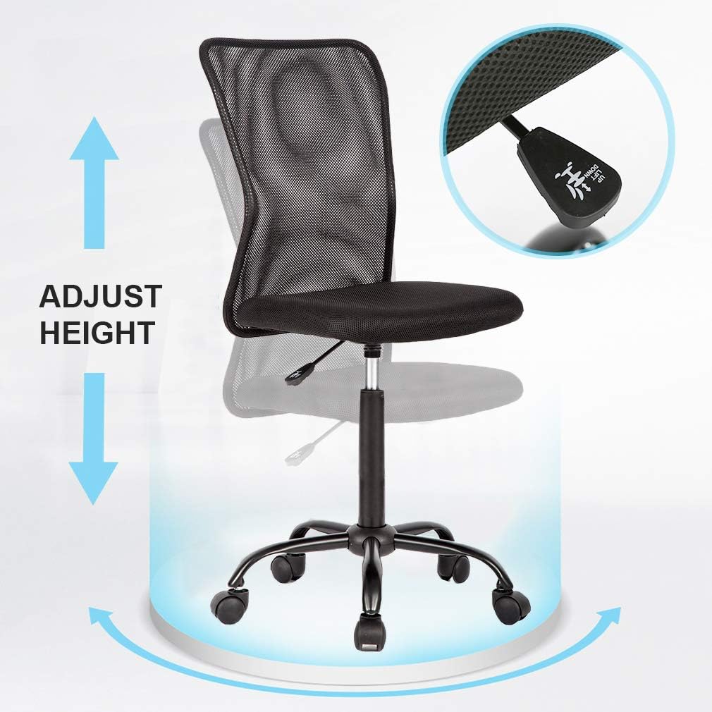 Ergonomic Office Chair Mesh Computer Desk Executive Task Rolling Swivel with Wheels