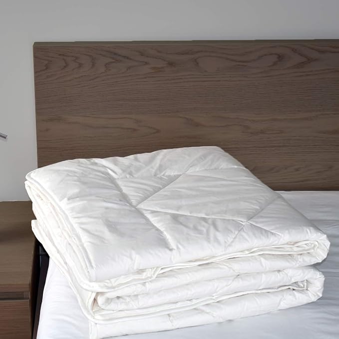 Premium Australian Wool Duvet Insert Bed Comforter, Mid-Weight Wool Fill 52.8 oz Wool