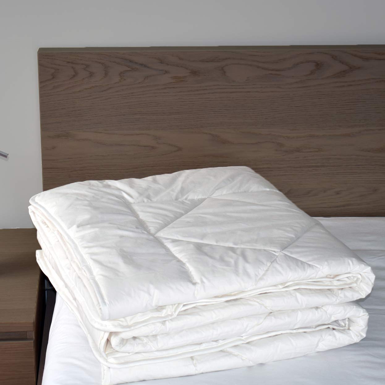 Premium Australian Wool Duvet Insert Bed Comforter, Mid-Weight Wool Fill 52.8 oz Wool