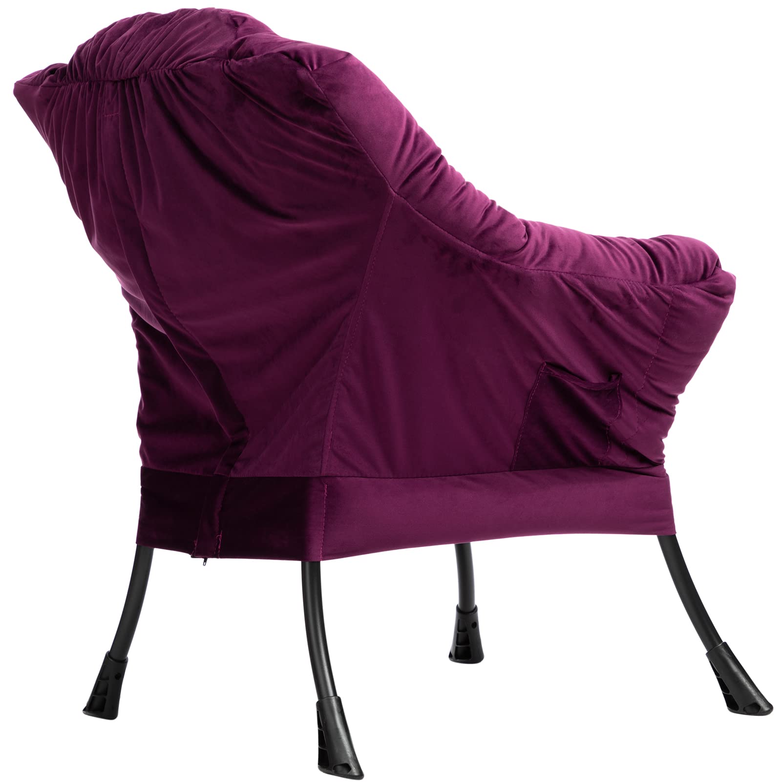 Fabric Large Lazy Chair, Accent Reading Chair, Cozy Lounge Chair with Armrest, Leisure