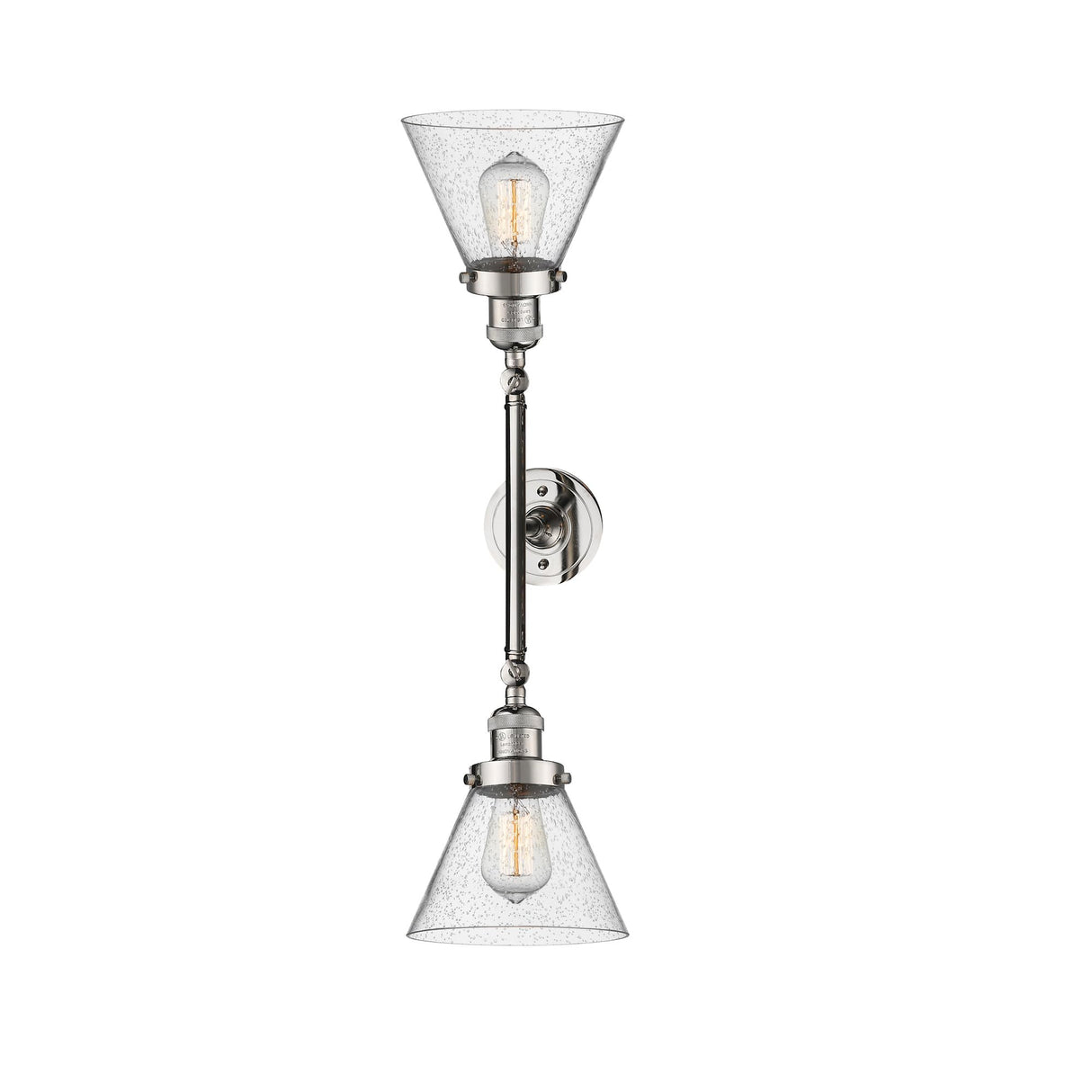 Innovations 208-BAB-G43 2 Light Bathroom Fixture, Black Antique Brass