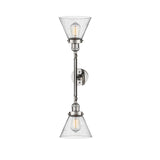 Innovations 208-BAB-G43 2 Light Bathroom Fixture, Black Antique Brass