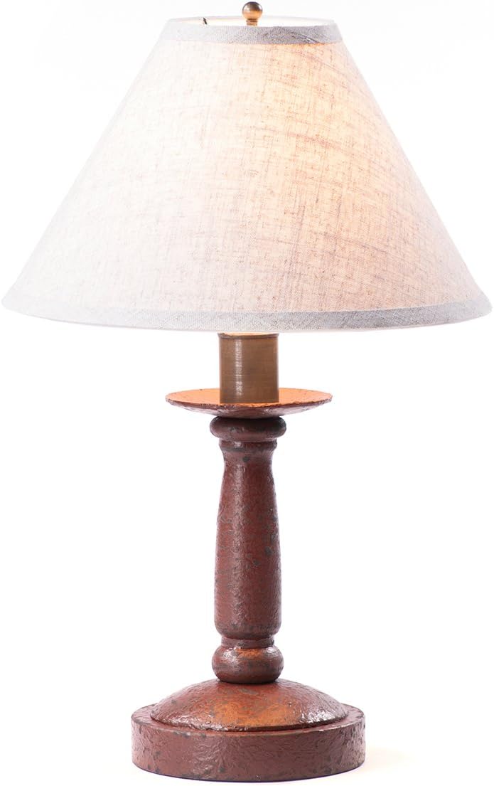 Butcher's Lamp in Americana Red with Shade
