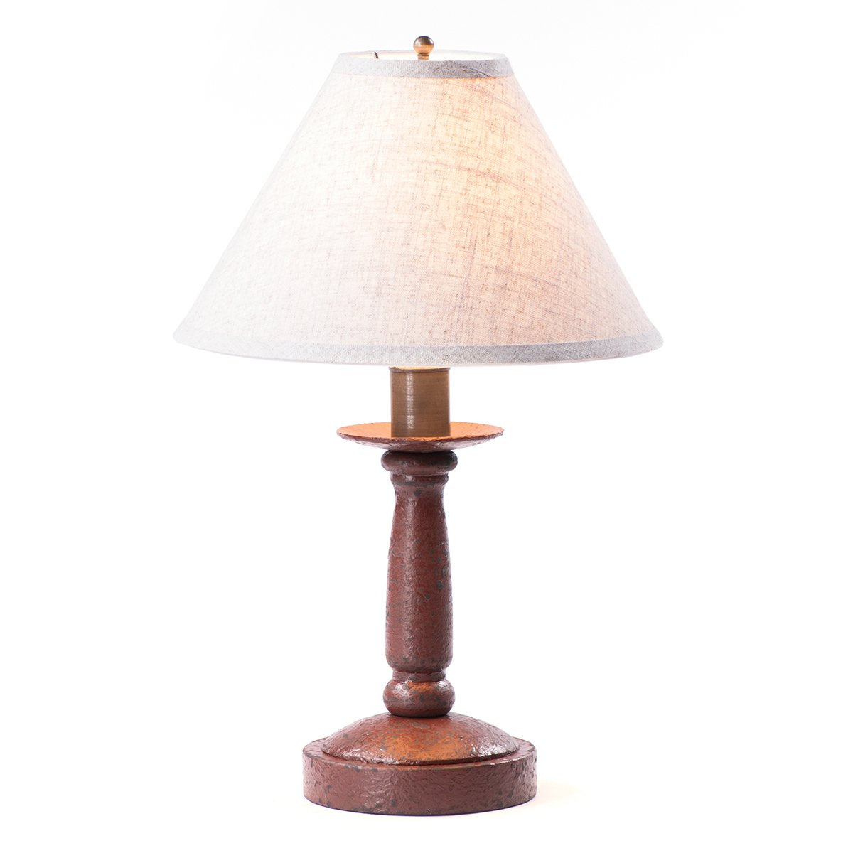 Butcher's Lamp in Americana Red with Shade