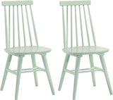 Dining Chairs Set of 2, Wood Dining Room Slat Back Kitchen Windsor Chairs