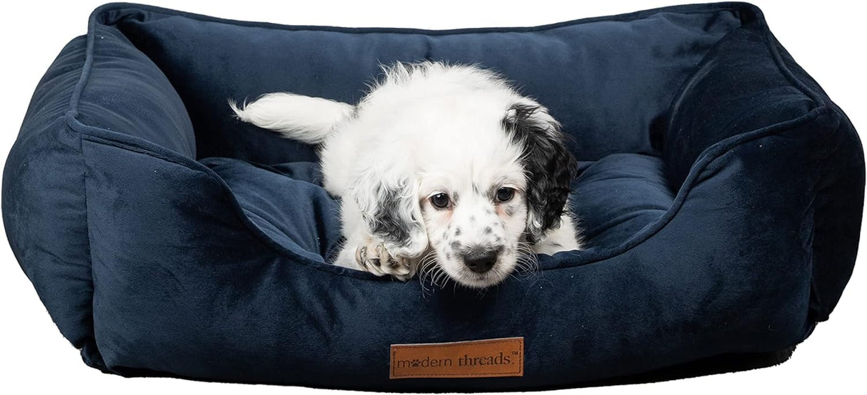 Luxury Dog Bed - Comfortable Tufted Velvet Cushion for Small to Large Dogs