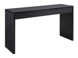 Northfield Hall Console Desk Table, 48(L) x 15.5(W) x 28"(H), Black