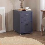 Metal Mobile File Cabinet with Lock Casters,Drawer Vertical File Cabinet Mobile/Rolling