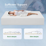 14 Inch Gel Memory Foam Mattress/Medium-Firm Mattress/Fiberglass Free/CertiPUR-US