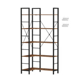 Corner Bookshelf Bookcase, Industrial Bookshelves, Modern Tall Bookcases,