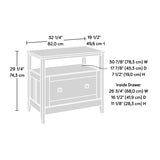 August Hill Lateral File, L: 19.53" x W: 32.28" x H: 29.25", Soft White Finish