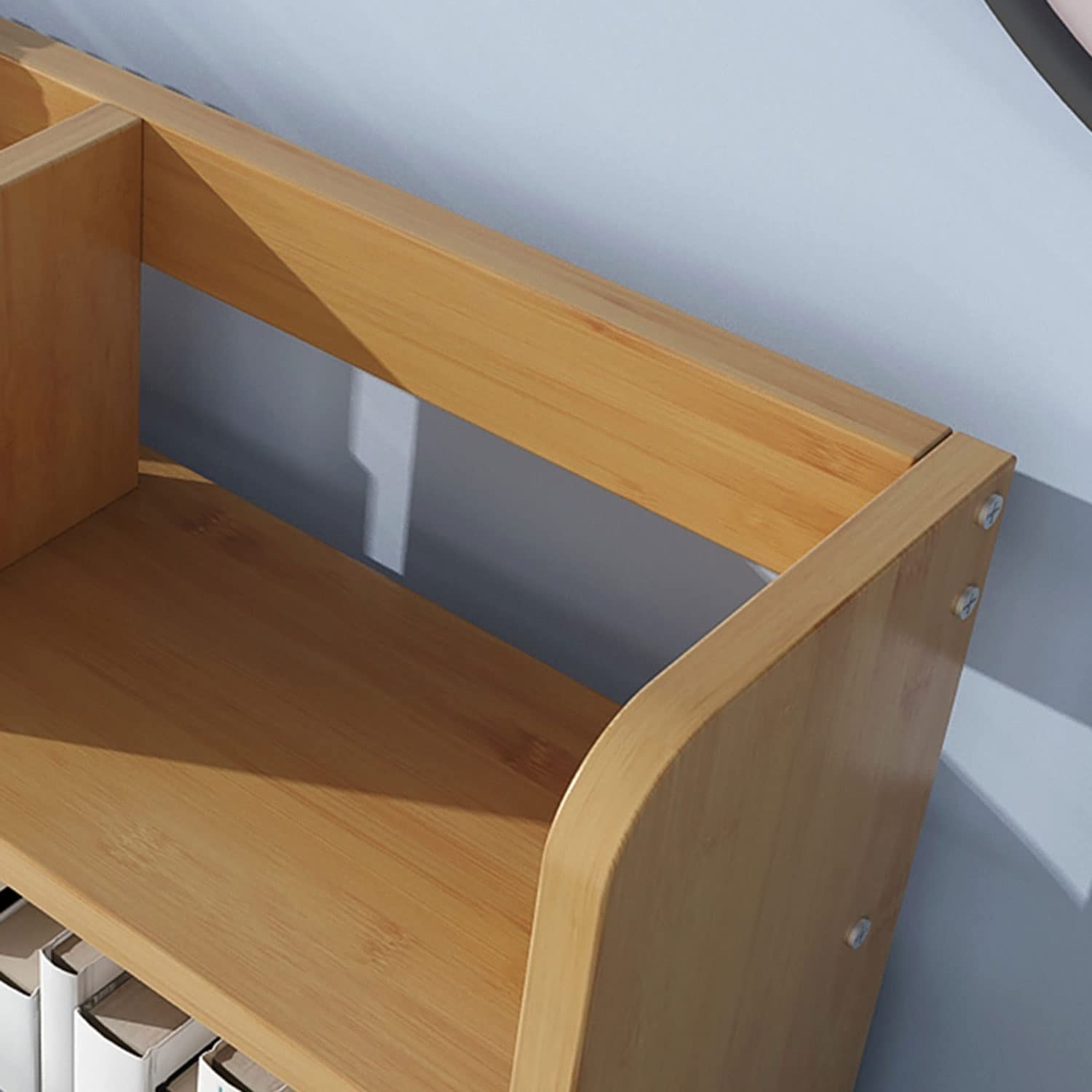 Small Bookcase Desktop Bookshelf Bookcase Drawer Type Bookshelf Office Desktop Storage Rack Display Rack Book Shelves