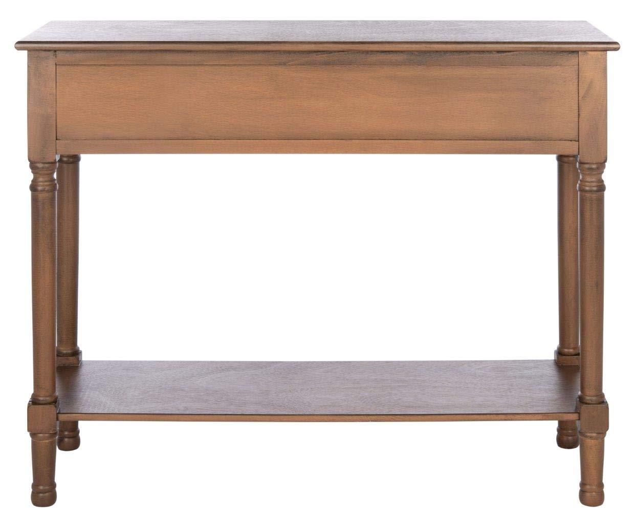 Safavieh Home Collection Landers Brown 2-Drawer Console Table CNS5710C, 0