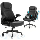 Executive Ergonomic Office Chair - Big and Tall Office Chair for Heavy People, PU Leather