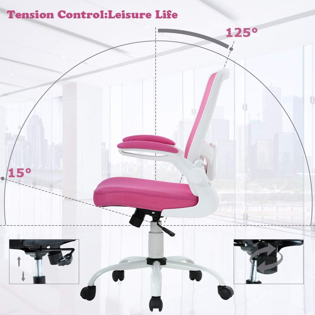 Office Chair Desk Chair Mesh Computer Chair Ergonomic Executive Swivel Rolling Chair