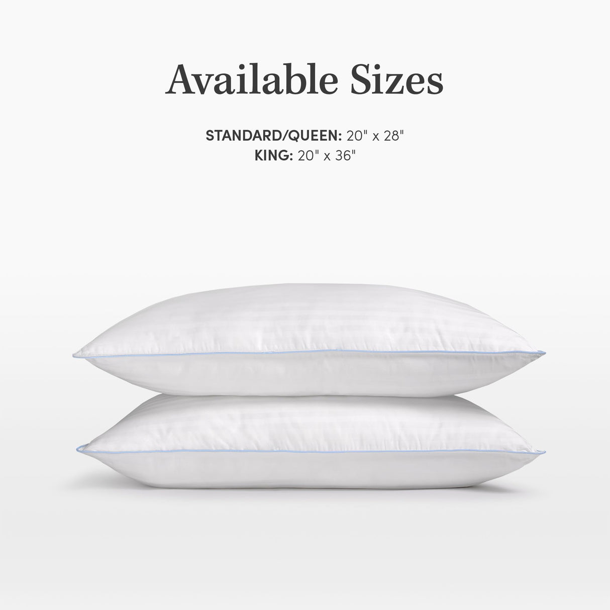 eLuxurySupply 4-Pack Premium Bed Pillows - Medium Density and Medium Loft Ideal for Back and Side Sleepers - 100% Cotton Casing - 20"X28" Standard/Queen Size