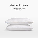 eLuxurySupply 4-Pack Premium Bed Pillows - Medium Density and Medium Loft Ideal for Back and Side Sleepers - 100% Cotton Casing - 20"X28" Standard/Queen Size