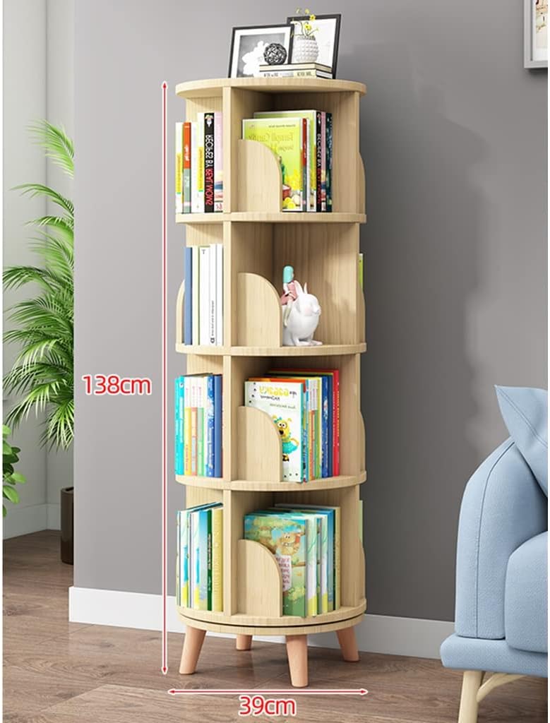 360° Rotating Bookshelf, Children's Bookcase, Stimulate Children's Reading Interest