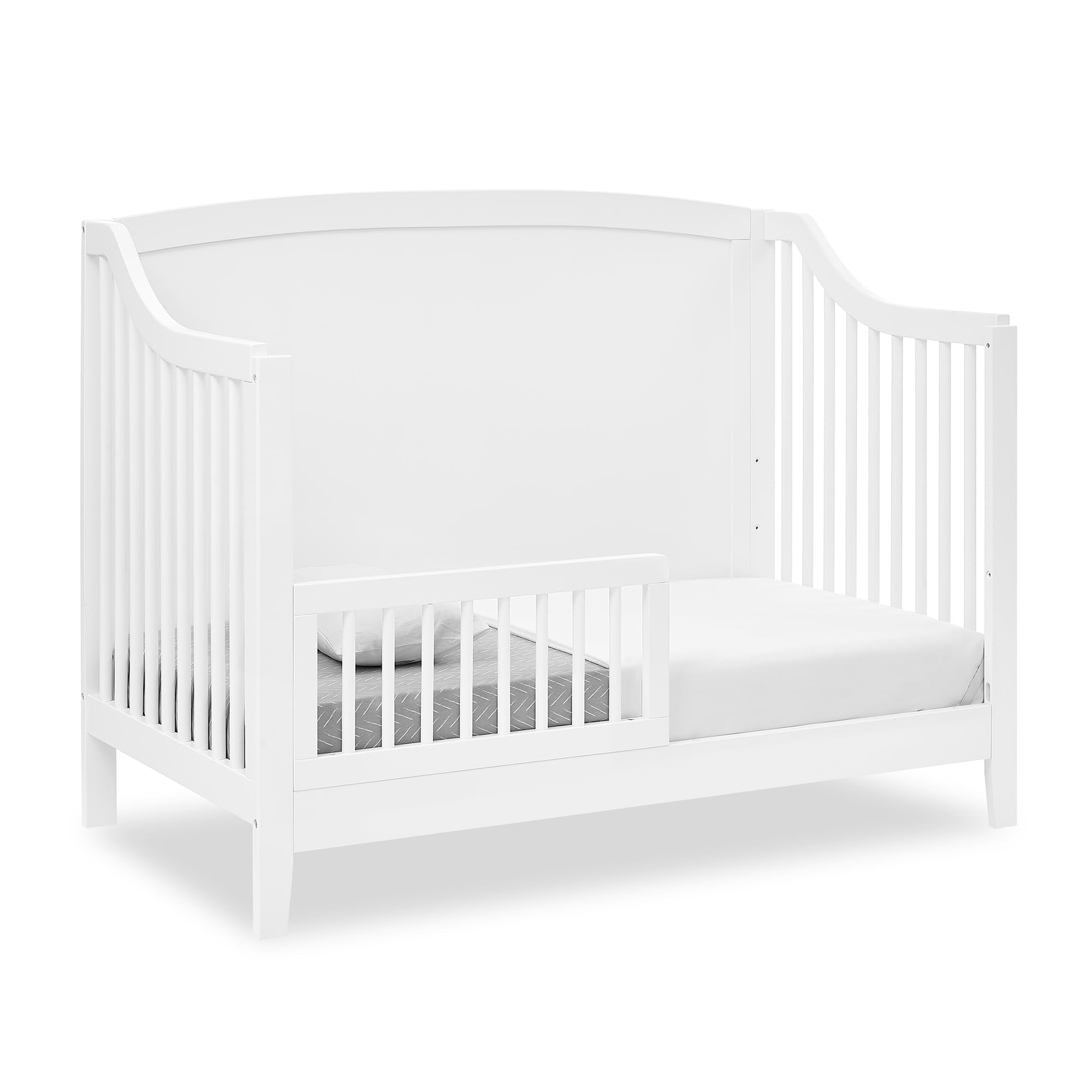 Delta Children Campbell 6-in-1 Convertible Crib - Greenguard Gold Certified, Bianca White