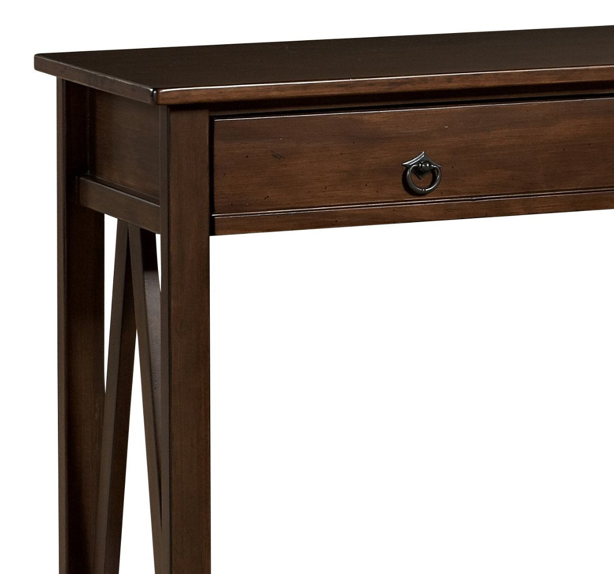 Home Dcor Console Table, 42.01"w x 13.98"d x 30.71"h, Antique Tobacco
