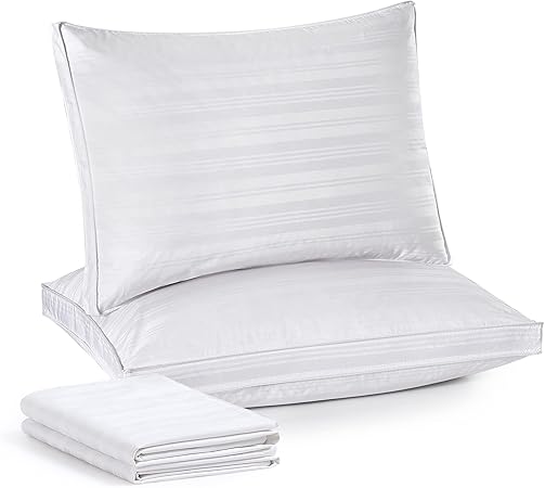 Goose Feather Down Pillows, Bed Pillows for Sleeping