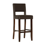 Vega Espresso Brown Barstool, 19" W x 20" D x 44.5" H