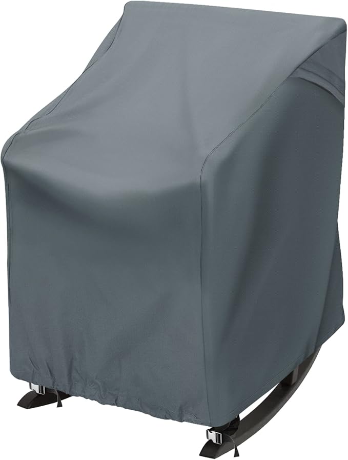 2 Pack Patio Rocking Chair Cover 27.5" L x 32.5" D x 39" H 420D Waterproof