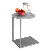 Round&Rectangle Metal End Side Table, Accent Anti-Rust Waterproof Simplistic Sofa Table
