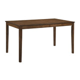 55.5" Dining Table for 4, Modern Rectangular Dining Room Table, Wood Dining Table