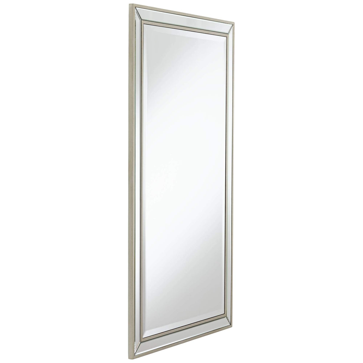 Helena Rectangular Vanity Decorative Accent Wall Mirror Modern Beveled Glass Bright