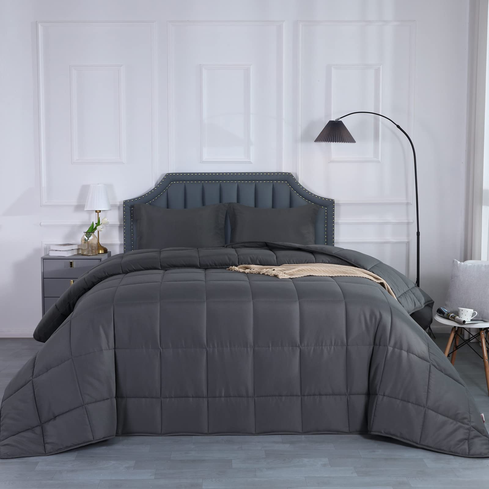 Oversized King Comforter 136 x 120, Alaskan King Size Bed Comforter, Extra Large Down