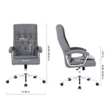 Executive Office Chair – Ergonomic Adjustable Computer Desk Chairs with High Back